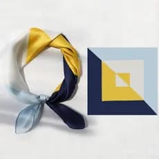 Lenço 100% Seda, Lenço Quadrado Pequeno de Seda, Lenço de Pescoço de Seda de Amora Genuína, Estilo Ins, Fino, Decoração