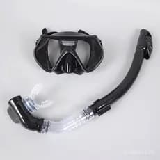 Óculos de mergulho impermeáveis em estoque, óculos de mergulho com snorkel totalmente seco, conjunto de mergulho, feitos