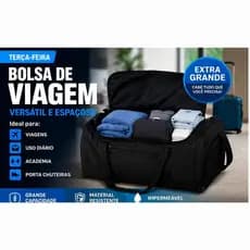 Bolsa de Viagem Média Academia Impermeável Espaçosa Porta Chuteira Unissex 25litros
