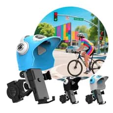 Suporte Para Telefone Celular De Moto Com Capacete Pequeno E Navegação Elétrica De Motocicleta Bicicleta Impermeável