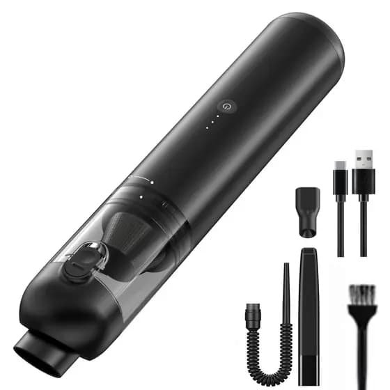 Aspirador De Pó Usb Portátil Completo Linha Premium Carro E Casa 6500 PA