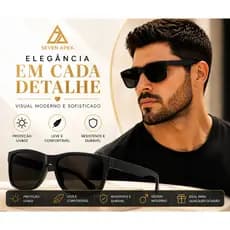 Óculos de Sol Estilo Justin Quadradinho Acetato UNISSEX Diversas Cores