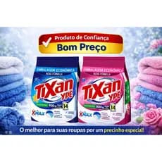 Sabão em Pó Tixan Ypê 800g Primavera/Maciez Refil - Kit Econômico