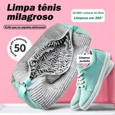 Kit 2 Unidades – Saco Protetor para Lavar Tênis na Máquina – Lavagem Segura e Prática