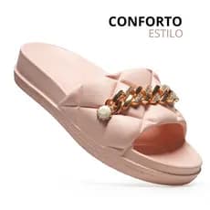 Slide Feminino Macio Flexível Leve Confortável