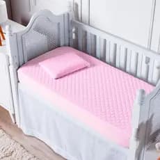 Protetor Impermeável de Mini Berço Anti xixi Protetora Colchão Antialérgico Bebê Quarto Premium