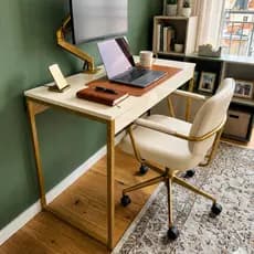 Mesa Escrivaninha Office Modelo Moderno Para Escritório