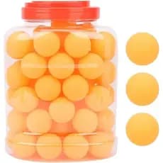 Kit 60 Bolinhas Ping Pong 3 Estrelas 40mm  Tênis de Mesa Profissional Treinos Amadores
