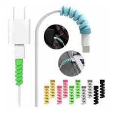 4 uni Protetor Espiral de Cabo Compacta Portátil Anti Quebra-proteção de cabo Linha De Dados