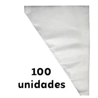 Saco De Confeitar Medio 100 Unidades Confeitaria Bolo Doce Cupcake