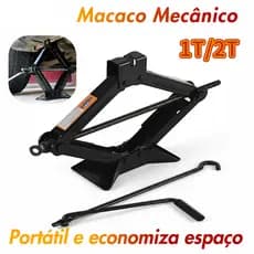 Macaco Jacaré Hidráulico 1.5/3T Sanfona Fácil de Usar Resistente para Carro e Troca de Pneu