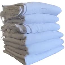 Kit 5 Panos de Chão Grande Saco Duplo 75x45cm 100% Algodão