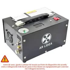 Compressor PCP AR LIDEA 12V 300bar Portátil Alta Pressão