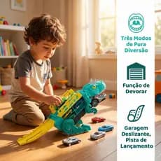 Caminhão Transformador Dinossauro 2026 Novo Modelo - Kit Presente Infantil para Aniversário e Dia das Crianças