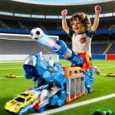 Novo em Alta Dinossauro Tricerátopo Engole Carrinhos e Dispara Bolas