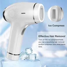 Instrumento de remoção de pelos, ponto de congelamento, safira, Laser doméstico, peças íntimas de corpo inteiro, barbear