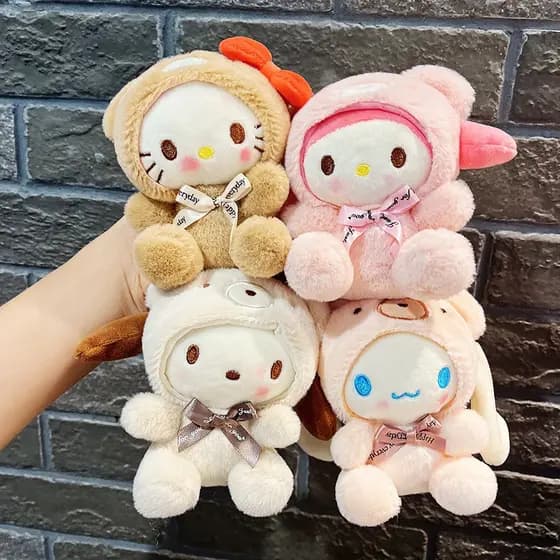 Desenho Animado Japonês Lindo Transforma-Se Em Jade Gui Dog Keychain Bag Pendant Doll Plush Puccia Toy Girl