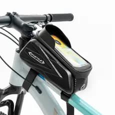 Ciclismo ao ar livre bicicleta feixe dianteiro saco impermeável Anti-poeira Mountain Bike tubo superior saco multifuncio