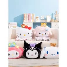 Desenhos animados travesseiro cobertor boneca Nap cobertor sofá cobertor grosso cobertor de ar condicionado portátil cob