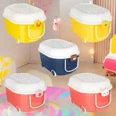 Caixa de armazenamento de brinquedos crianças casa bebê organizador caixa de armazenamento lanche livro armazenamento bl
