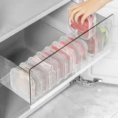 Geladeira caixa de carne congelada caixa de pó de gelo microondas aquecimento lancheira armazenamento de frutas caixa se