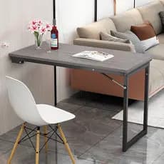 Mesa de suspensão de parede Mesa dobrável suspensa de parede doméstica Mesa de jantar invisível Estilo chinês moderno Me
