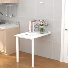 Mesa dobrável de cozinha, mesa de jantar invisível montada na parede, mesa dobrável, atividades de estudo de cozinha, pe