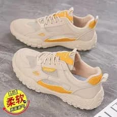 2026 sapatos casuais verão novo estilo sapatos femininos sapatos esportivos primavera sola macia oco malha sapatos Anti-