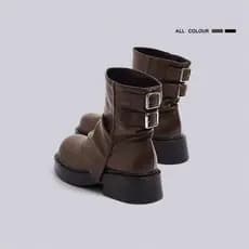 Marrom de sola grossa Martin botas femininas 2026 novo estilo primavera outono construção botas únicas estilo britânico