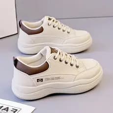 2026 primavera outono casual couro All-Match sapatos femininos moda respirável esportes sapatos casuais elegantes sapato