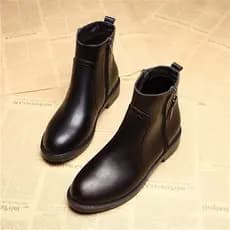 Botas femininas moda novo estilo outono inverno Martin botas de neve botas planas primavera outono botas únicas finas sa