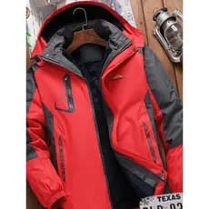 2025 Jaqueta impermeável à prova de vento de inverno Jaqueta acolchoada Forro de lã masculino Engrossado Workwear Jaquet