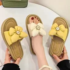 Chinelos de sola grossa femininos 2026 verão novos sapatos All-Match Casual sapatos femininos de salto baixo deslizament