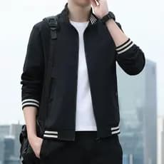 2025 novo estilo jaqueta masculina high-End high Street estudante topo americano Retro masculino topo