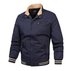 Novo nicho na moda roupas de outono nova primavera outono jaqueta masculina outono macacão jaqueta gola alta roupas masc