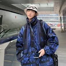 2026 Novo Estilo Jaqueta Acolchoada de Inverno Estilo Unissex Street Wear Moda Jaqueta Acolchoada Americana Hip Hop Jaqu