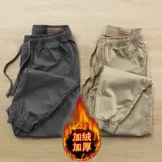 Macacão calças masculinas soltas resistentes ao desgaste forte 20 peças calças casuais masculinas canteiro de obras calç