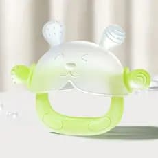Luvas De Mordedor De Bebê De Silicone Sem BPA Com Design De Pulso Anti-Queda Para Cuidados Dentários Presente De Natal