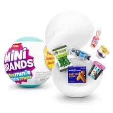 Mini Marcas Preenchem A Geladeira Minis Série Mistério Bola Cápsula Brinquedo Comida Modelo Em Miniatura Decorações De C