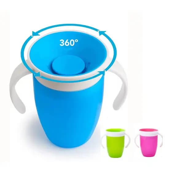 Copos Mágicos Para Bebês , Podem Ser Girados , Aprendendo A Beber , À Prova De Vazamento , Garrafa De Água Crianças , 24