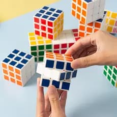 Cubo Mágico Clássico 3x3x3 , Brinquedo Educacional De Quebra-Cabeça Rotação Suave Para Crianças