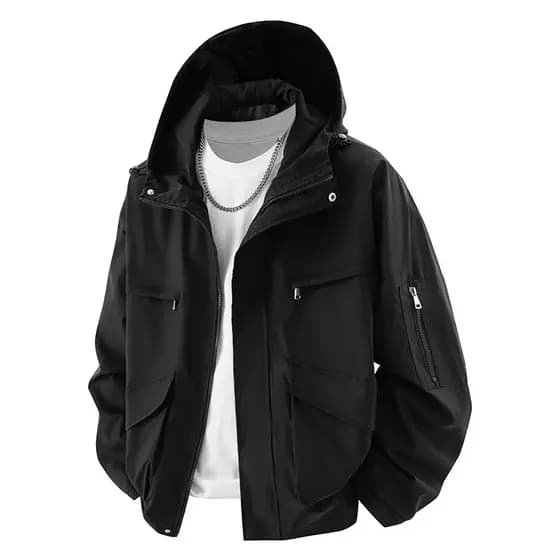 Casal estilo macacão com capuz jaqueta masculina com capuz juventude jaqueta Casual feminina solta primavera outono jaqu