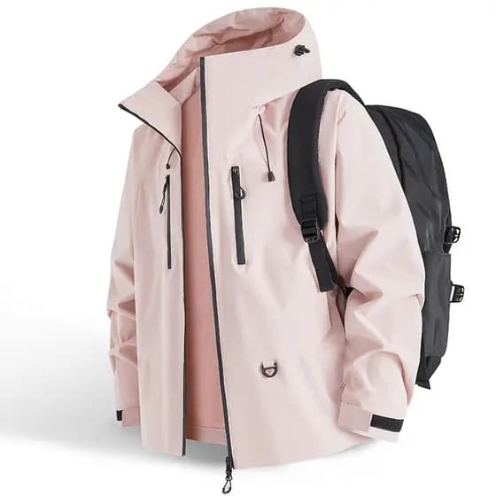 Outono inverno ao ar livre com capuz casal jaqueta primavera outono jaqueta à prova de vento à prova dwindproof água fem