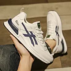 Sapatos masculinos verão 2025 novo estilo Casual esportes sapatos de viagem outono Retro malha respirável desodorante sa