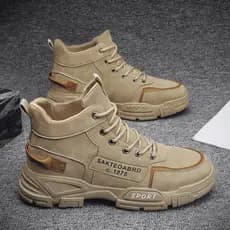 Botas Martin de verão sapatos casuais masculinos sapatos de alta qualidade versão coreana respirável sapatos de alta qua