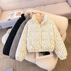 Jaqueta acolchoada feminina 2025 novo estilo inverno grosso para baixo jaqueta acolchoada estilo ocidental quente exclus