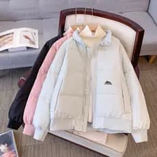 Jaqueta acolchoada feminina 2025 novo estilo inverno pequeno pão jaqueta acolchoada High-End estilo curto Super agradáve