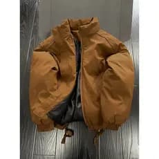 Jaqueta Bomber americana jaqueta de algodão masculina inverno acolchoado jaqueta espessada cleanfit gola alta jaqueta de