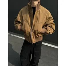 Jaqueta de vôo americano para baixo acolchoado jaqueta masculina inverno engrossado 2025 inverno curto jaqueta masculina