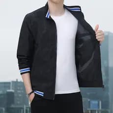 Nova jaqueta de primavera masculina respirável primavera jaqueta roupas processamento Casual jaqueta masculina macacão